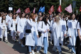 В Волгодонске прошел Парад первокурсников  ВИТИ НИЯУ МИФИ 